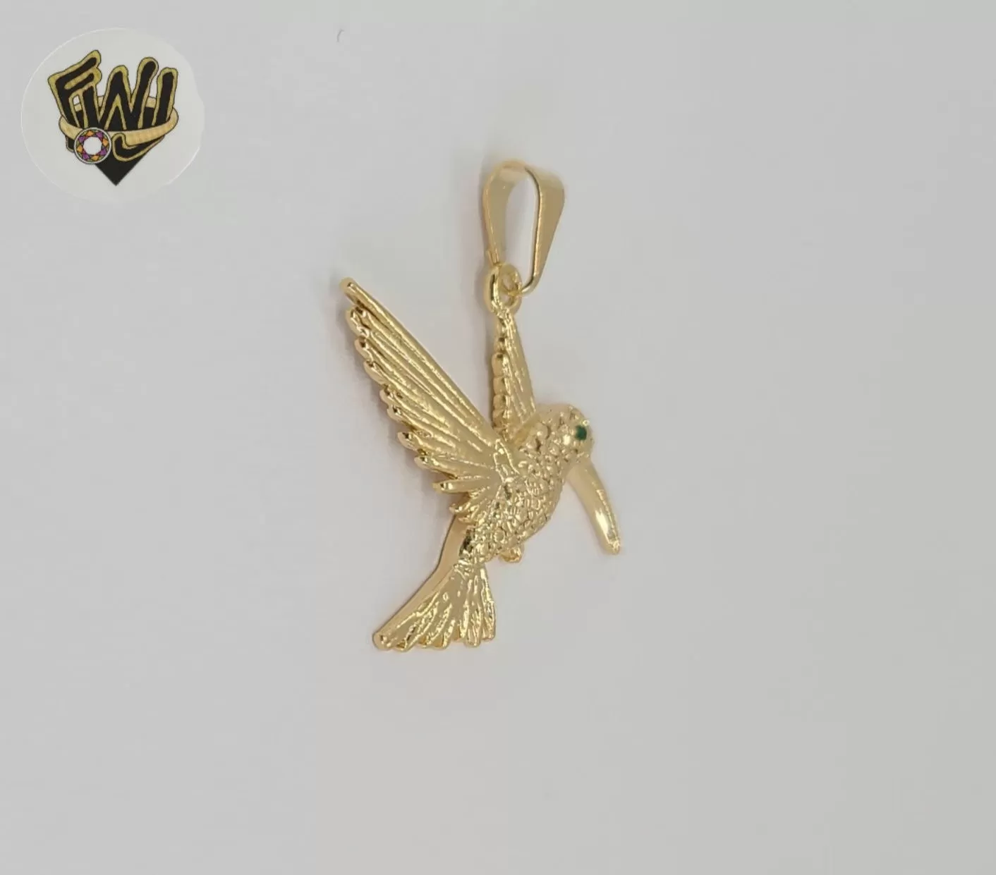 (1-2323-2) Gold Laminate - Hummingbird Pendants - BGF