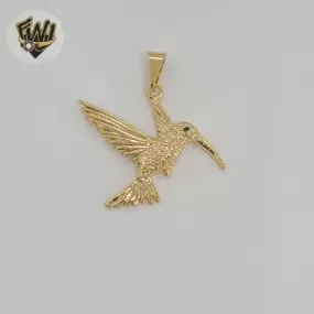 (1-2323-2) Gold Laminate - Hummingbird Pendants - BGF