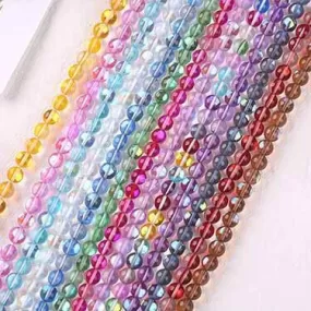 10mm Mermaid Glass Beads (Pack of 10)