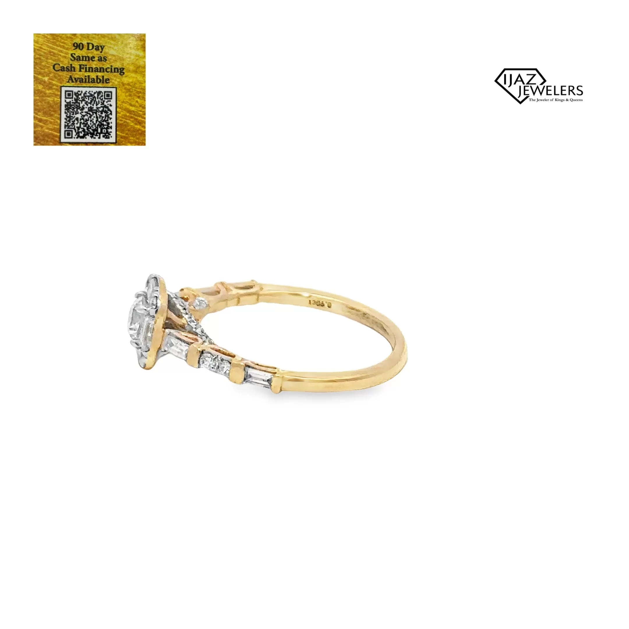 14K Gold 1.23 CTW Diamon Ladies Band