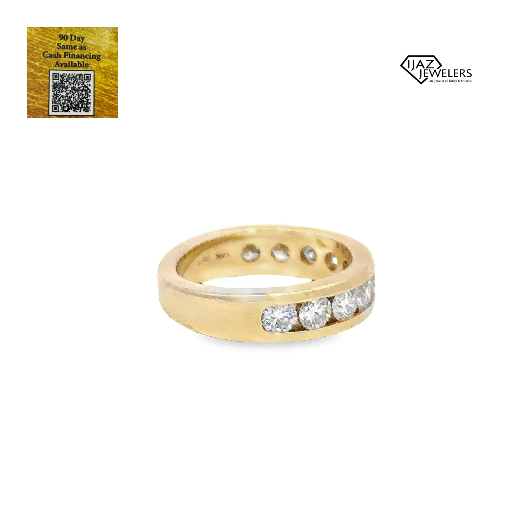 14K Gold 1.75 CTW Diamond Band