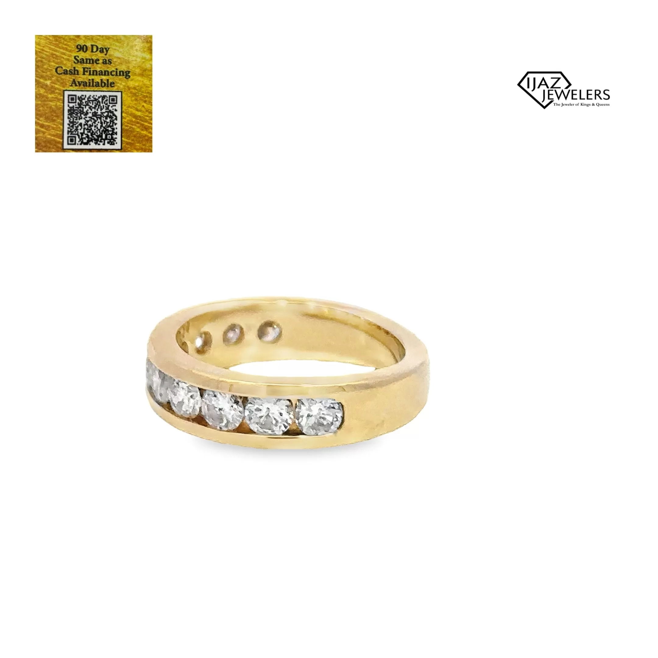 14K Gold 1.75 CTW Diamond Band