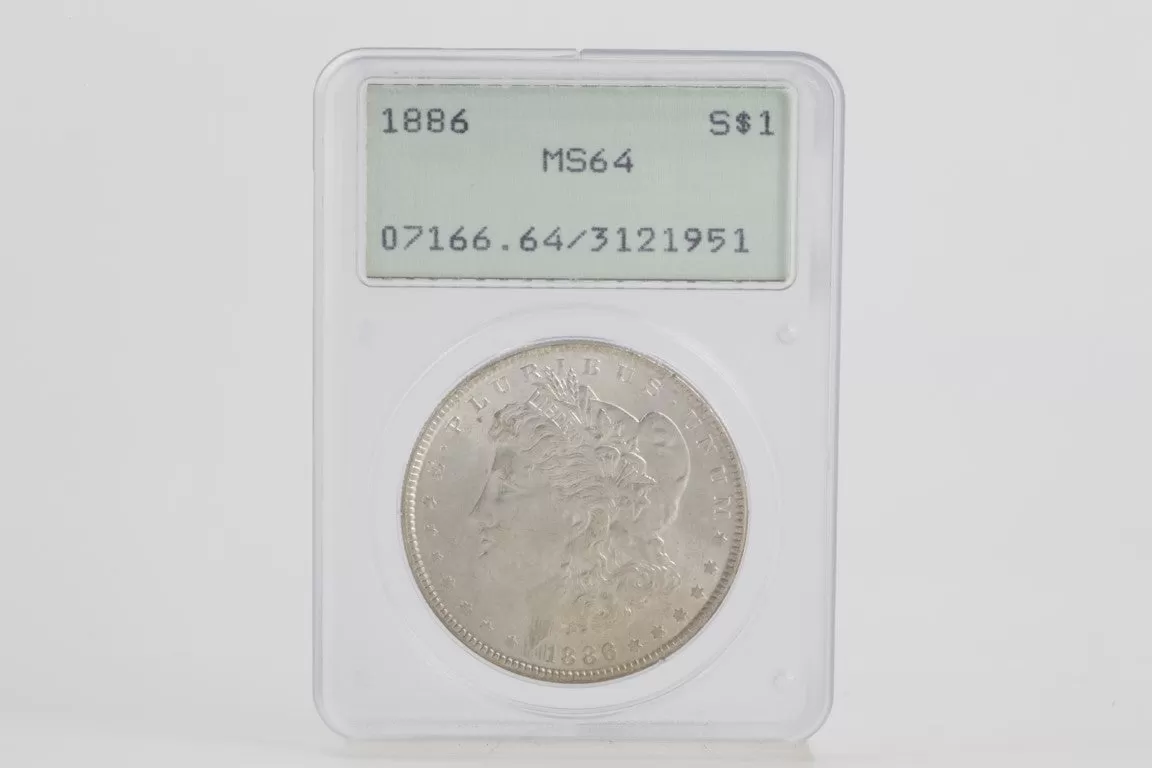 1886-P PCGS MS64 Morgan Silver Dollar Coin