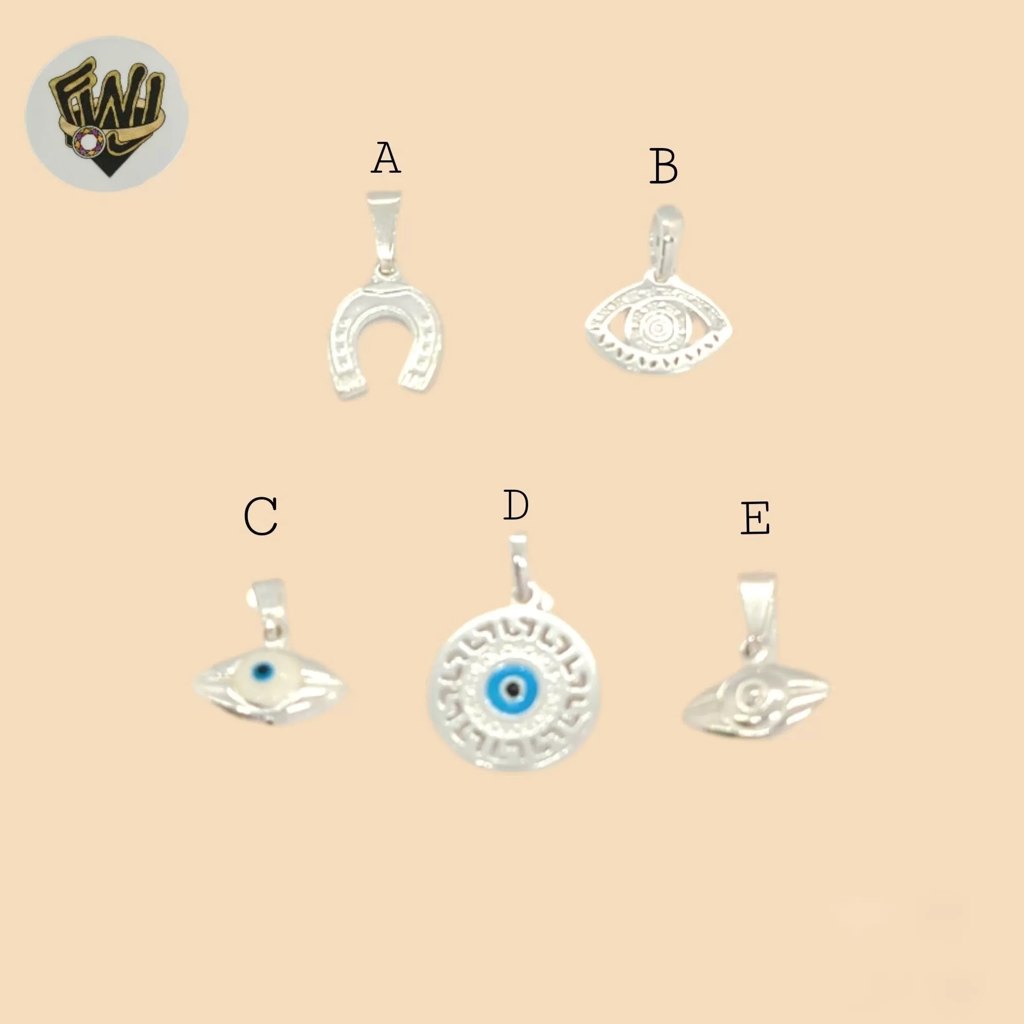 (2-1106) 925 Sterling Silver - Pendants.