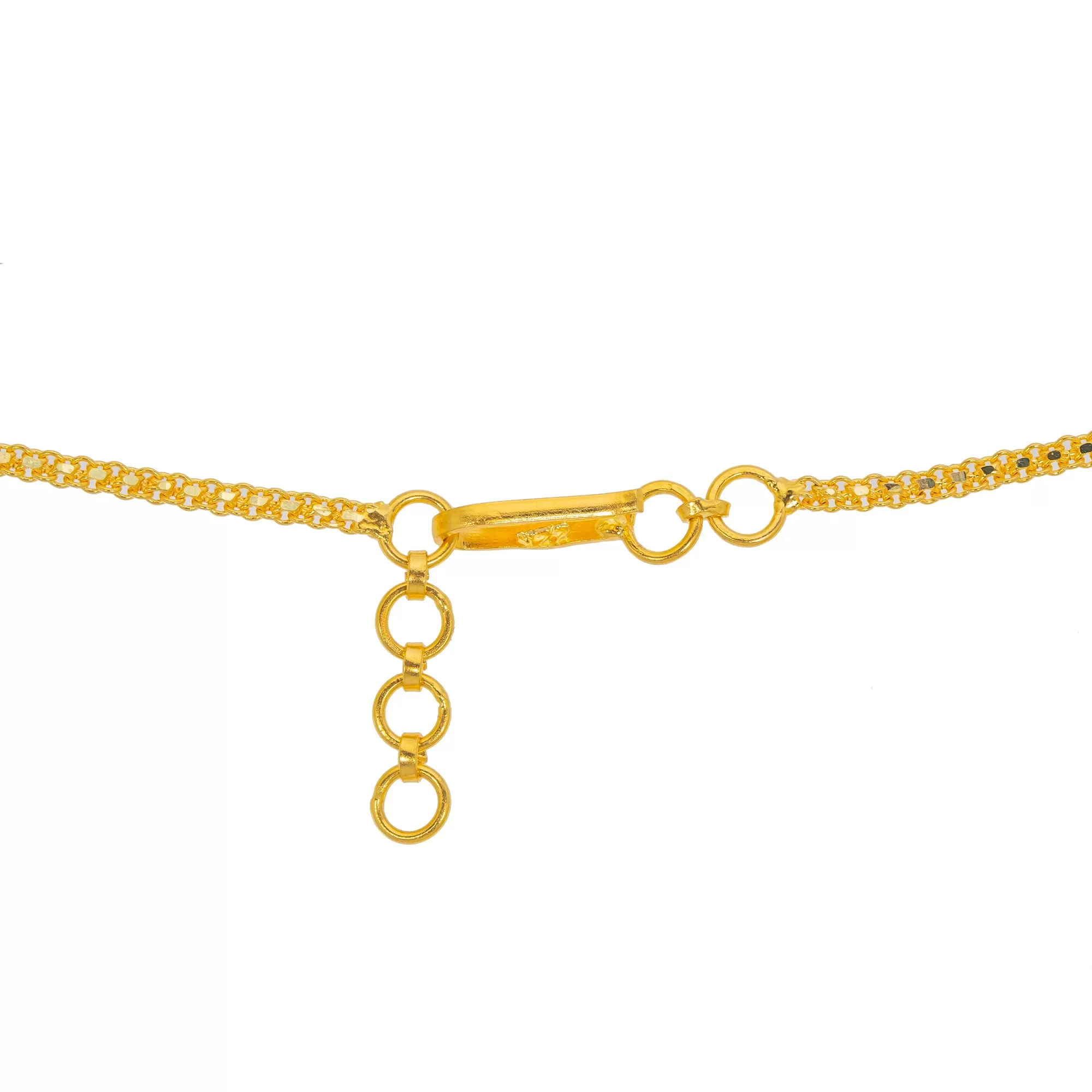 22K Yellow Gold & Multi-Stone Layered Necklace (117.7gm)