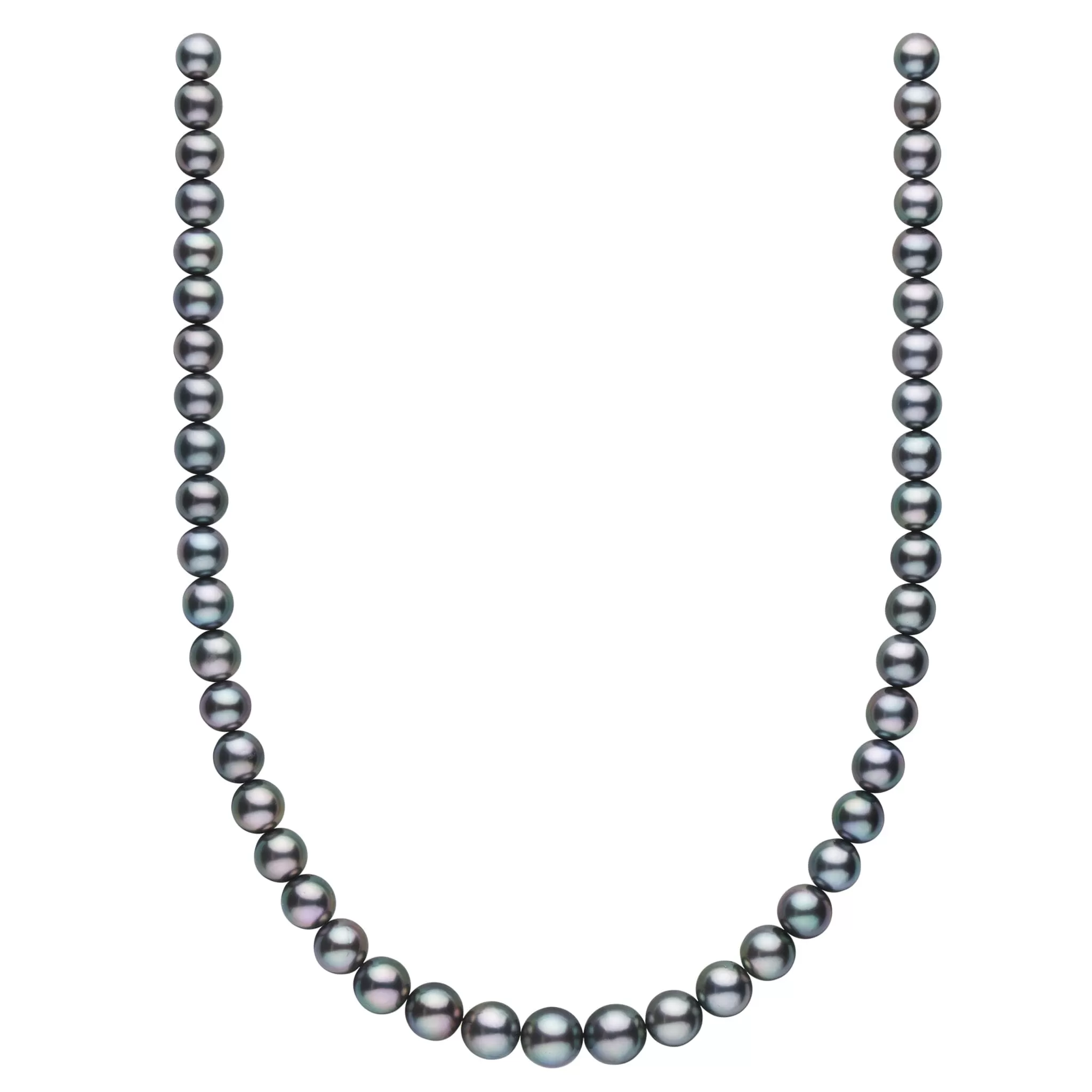 8.0-10.6 mm AA /AAA Tahitian Round Pearl Necklace