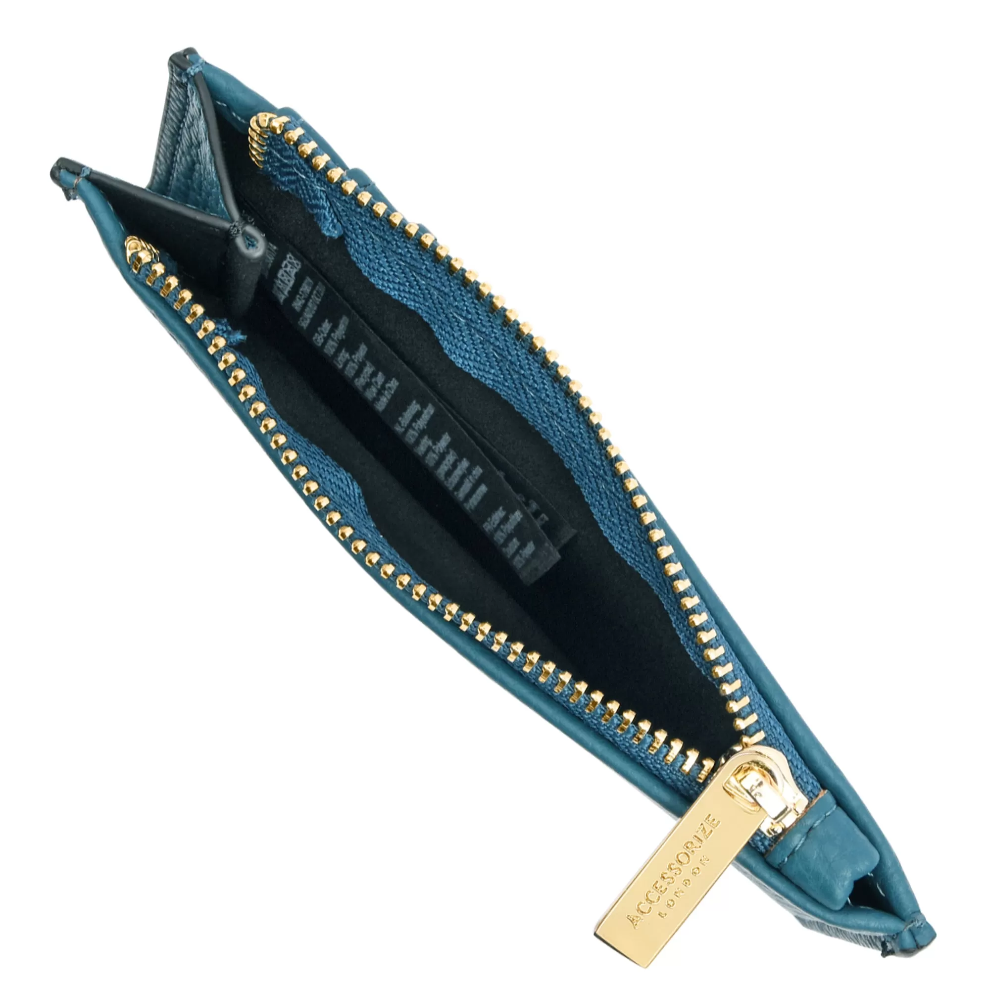 Accessorize London Women's Teal Multi Compartment Classic Cardholder