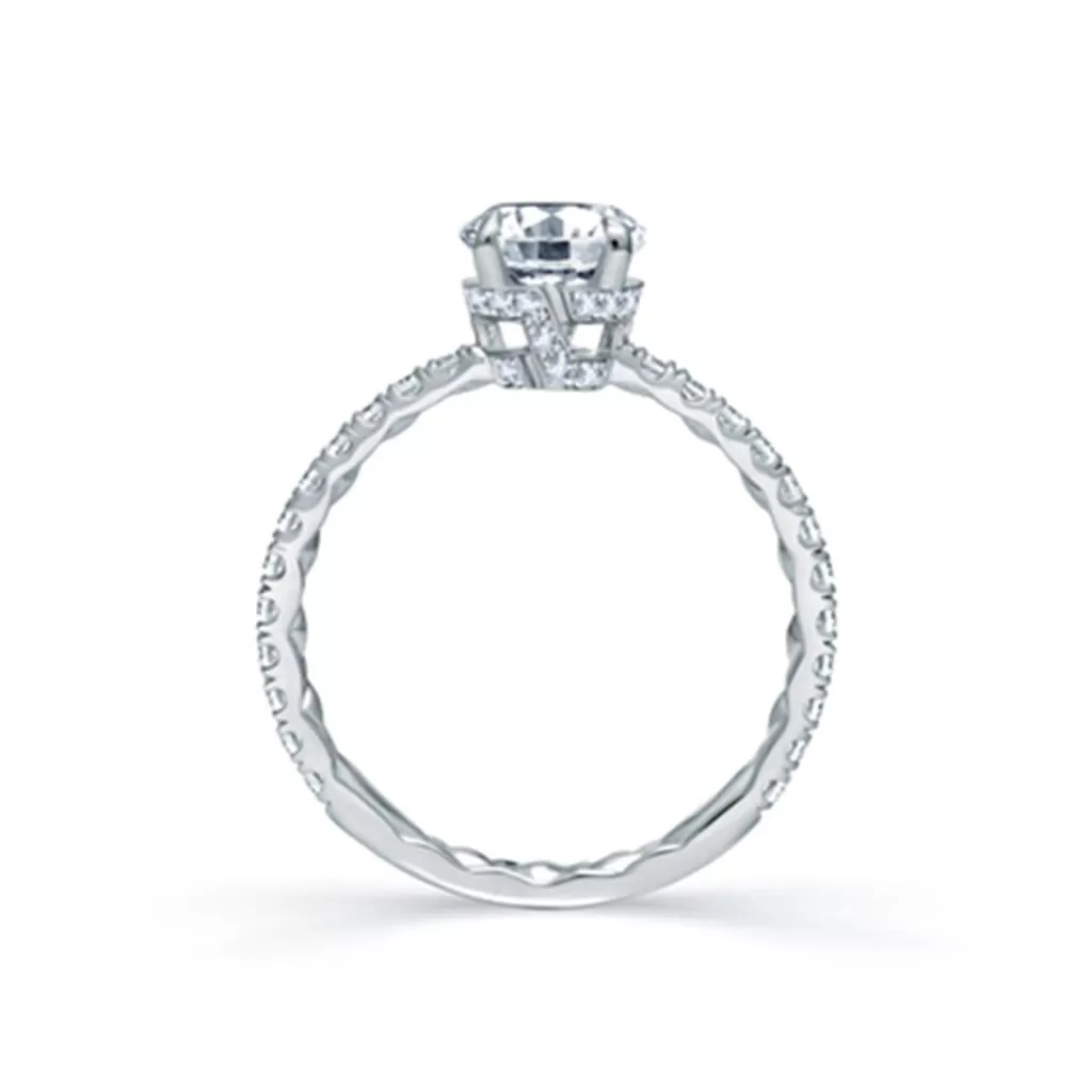 A.Jaffe Solitaire Semi-Mount Diamond Engagement Ring (0.33 ct. tw.)