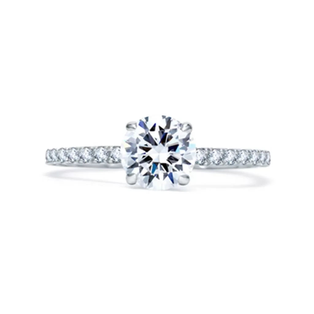 A.Jaffe Solitaire Semi-Mount Diamond Engagement Ring (0.33 ct. tw.)