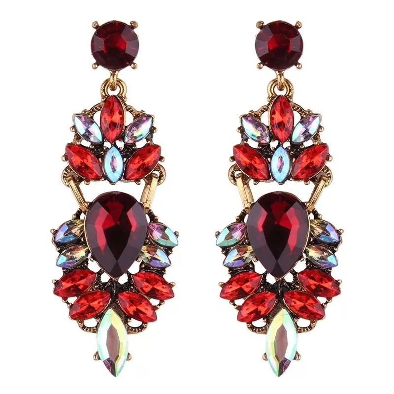 Allure Earrings Eclat Red