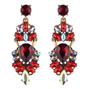 Allure Earrings Eclat Red