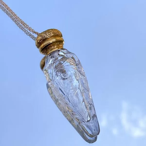 Antique Vinaigrette Pendant