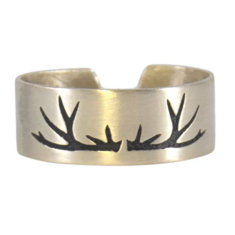 Antlers Adjustable Ring