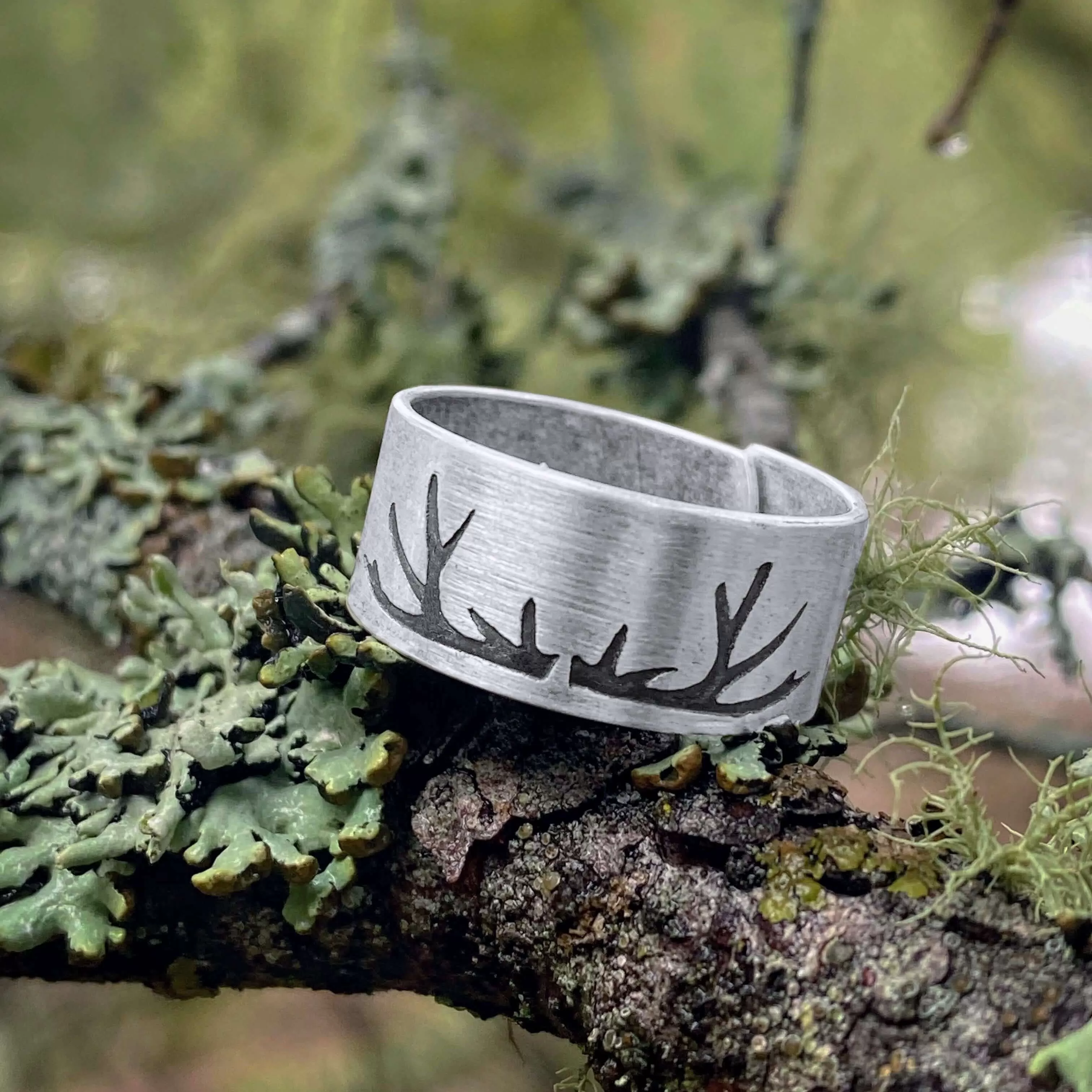 Antlers Adjustable Ring