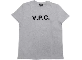 A.P.C. VPC Color H T-Shirt in Grey/Black