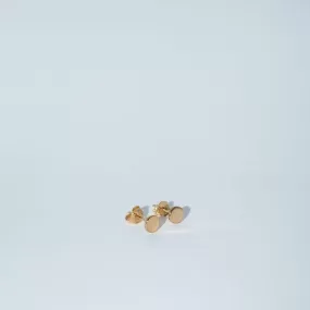 Baby Studs Earrings, 14k Gold Vermeil