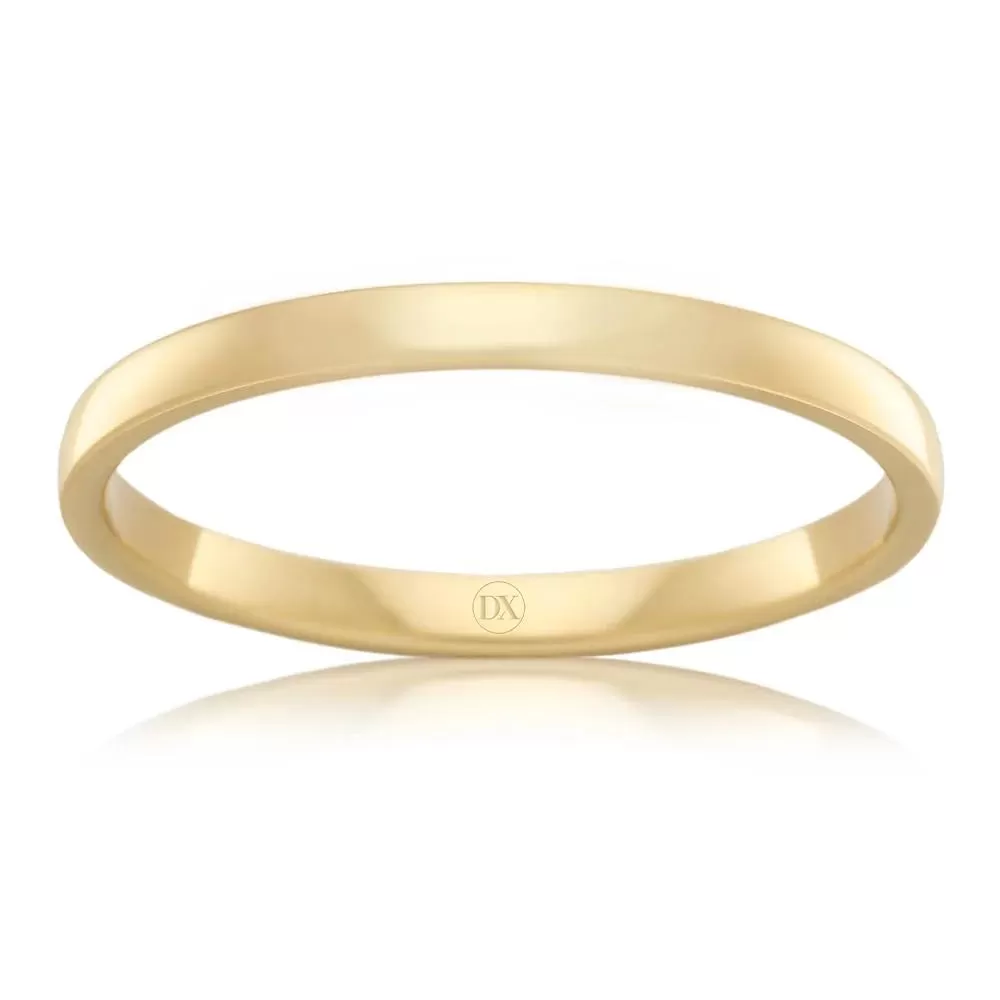 Barrel 2.5mm - 18ct Yellow Gold