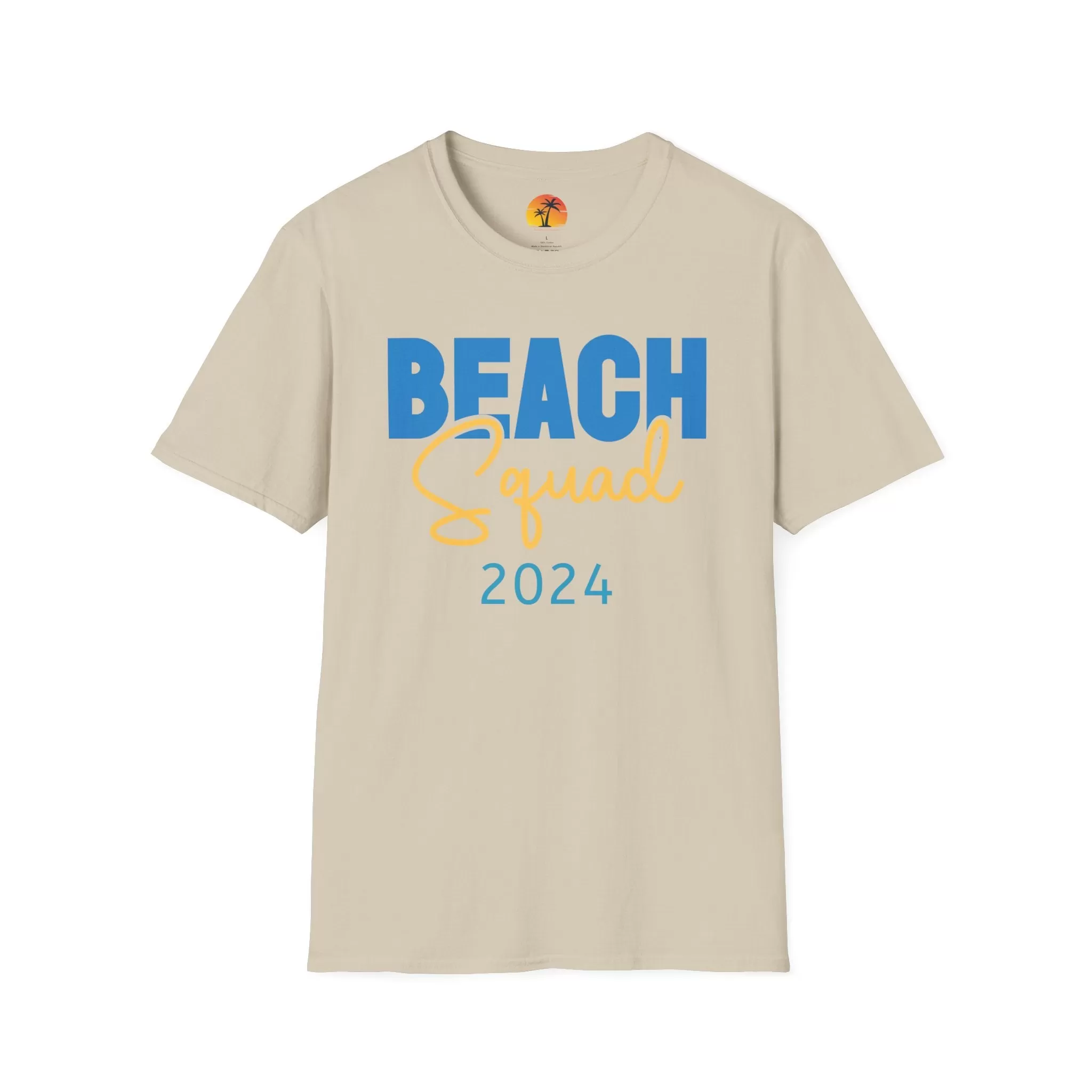 Beach T-Shirts Vacation Shirts for Friends Family 2024 Beach Squad Tee Unisex