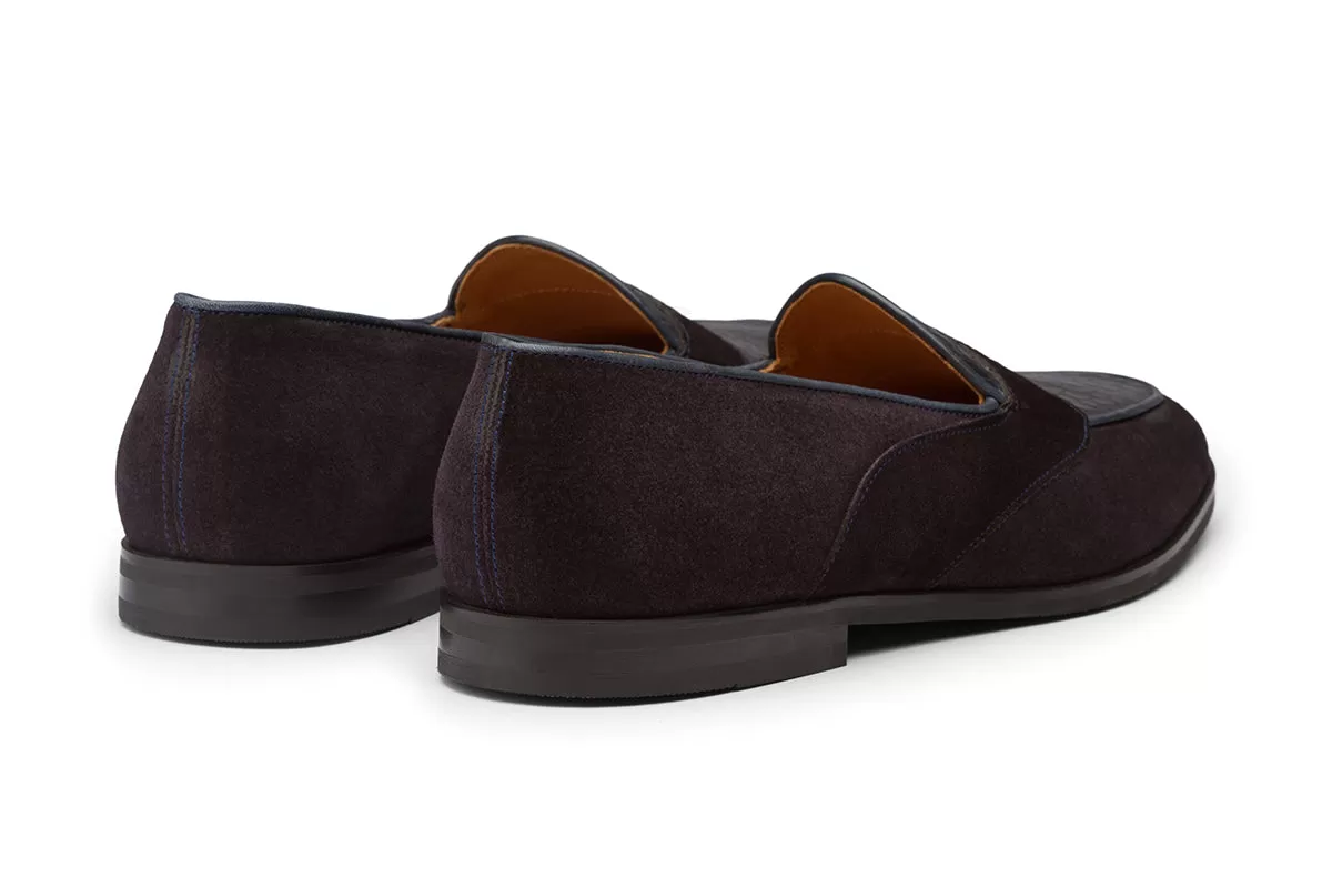 Belgian Loafer With Saddle /N