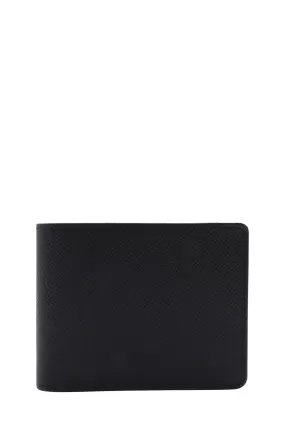 Bifold Wallet Taiga Leather Black