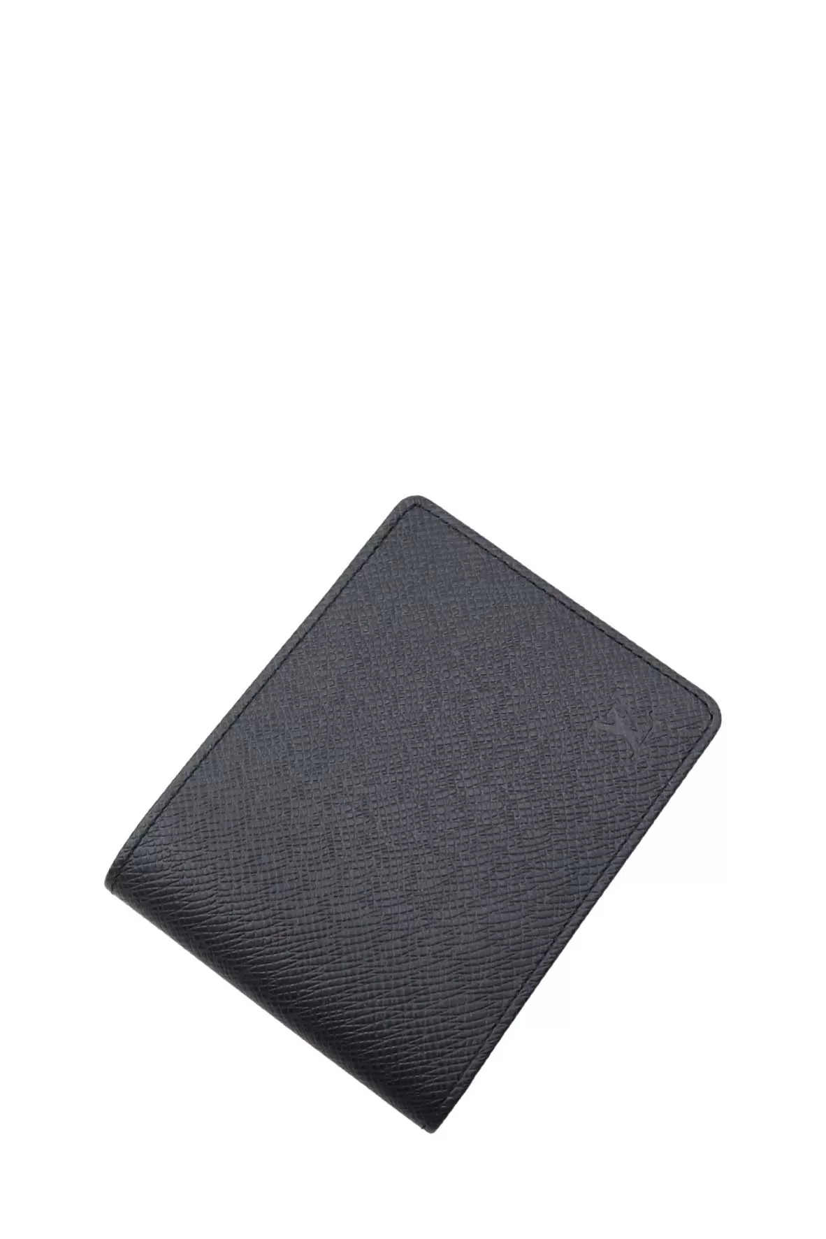 Bifold Wallet Taiga Leather Black