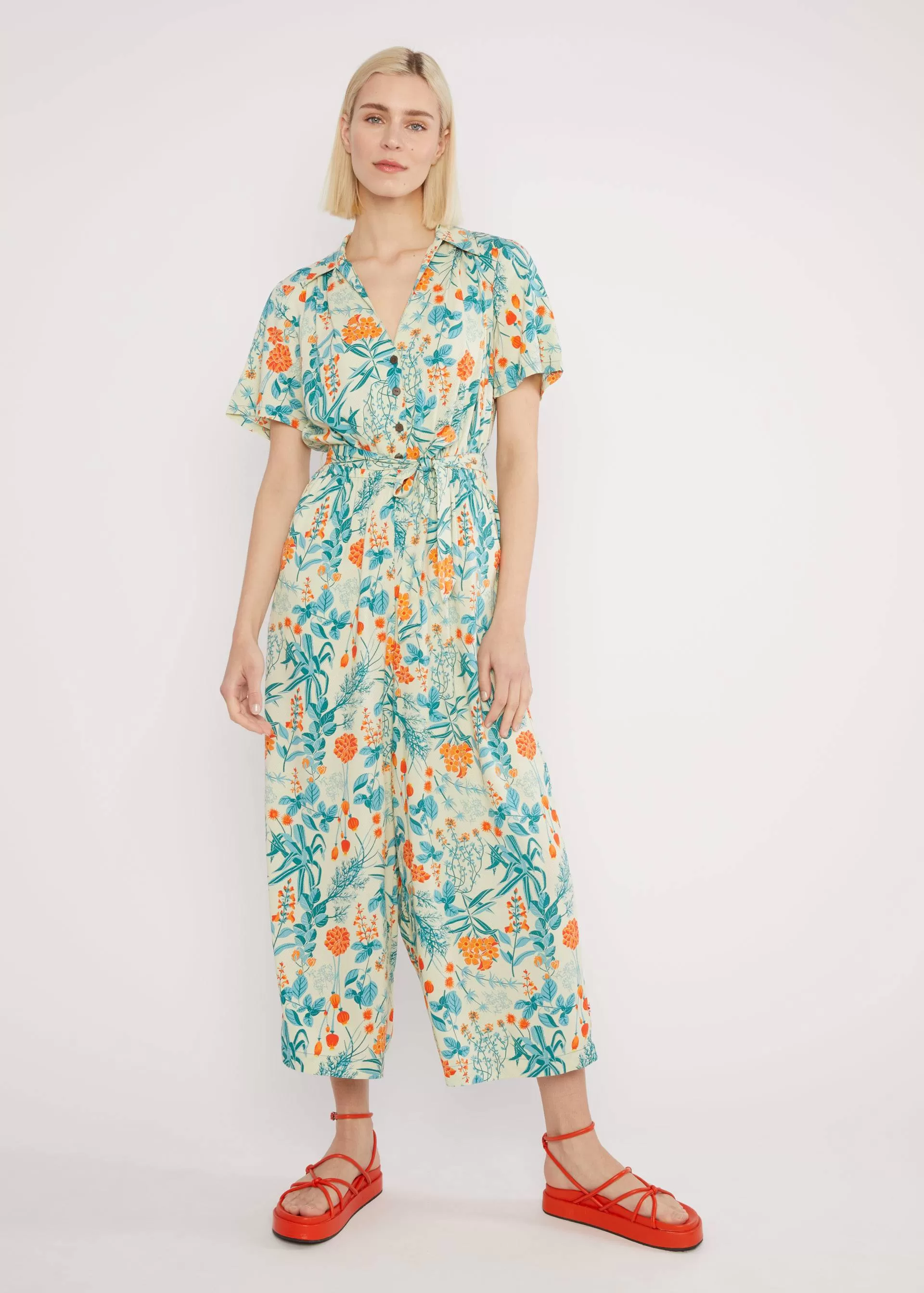 Blutsgeschwister Botanical Delight Charming Steps Culotte Jumpsuit