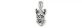 Boston Terrier Jewelry Sterling Silver Handmade Boston Terrier Charm Slide This Charm Will Fit A Pandora® Slide Bracelet BT52X-PNS