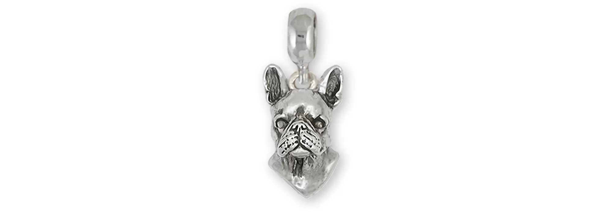 Boston Terrier Jewelry Sterling Silver Handmade Boston Terrier Charm Slide This Charm Will Fit A Pandora® Slide Bracelet BT52X-PNS