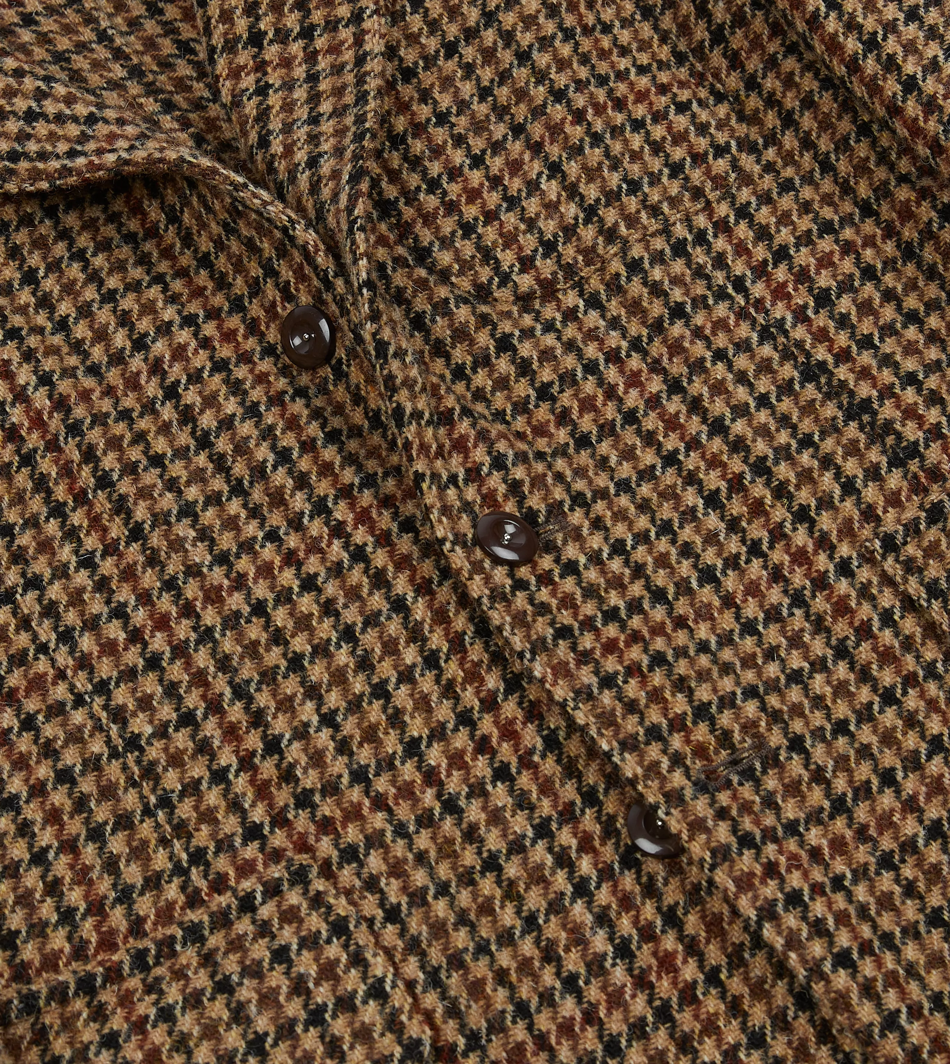 Brown Houndstooth Check Harris Tweed Games Blazer Mk. VII