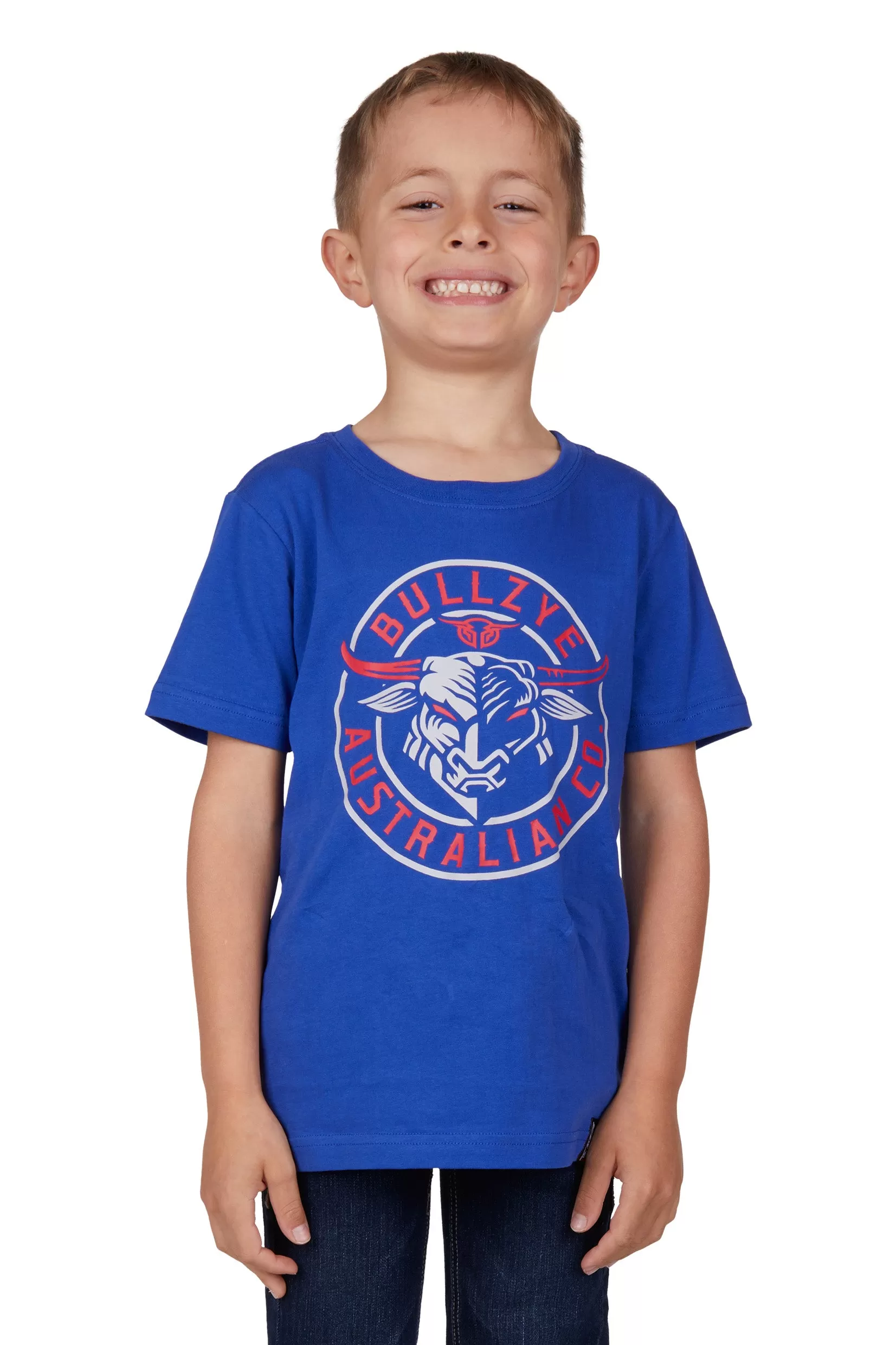 Bullzye Boys Alan S/S Tee - Royal - B3S3503297