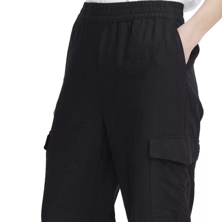 b.young women's cargo trousers Byfalakka 20814564 200451 black