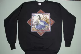 Canadian Geese Vitnage 80's Grandma Crewneck Sweatshirt Made in USA