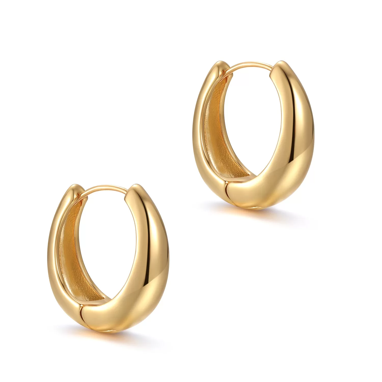 Chunky Hoop Earrings