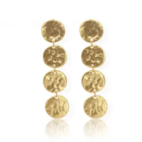 Coins drop Earrings