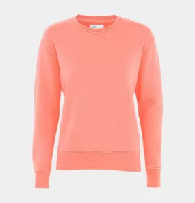 Colorful Standard Women's Classic Organic Crew Sweatshirt – Bright Coral