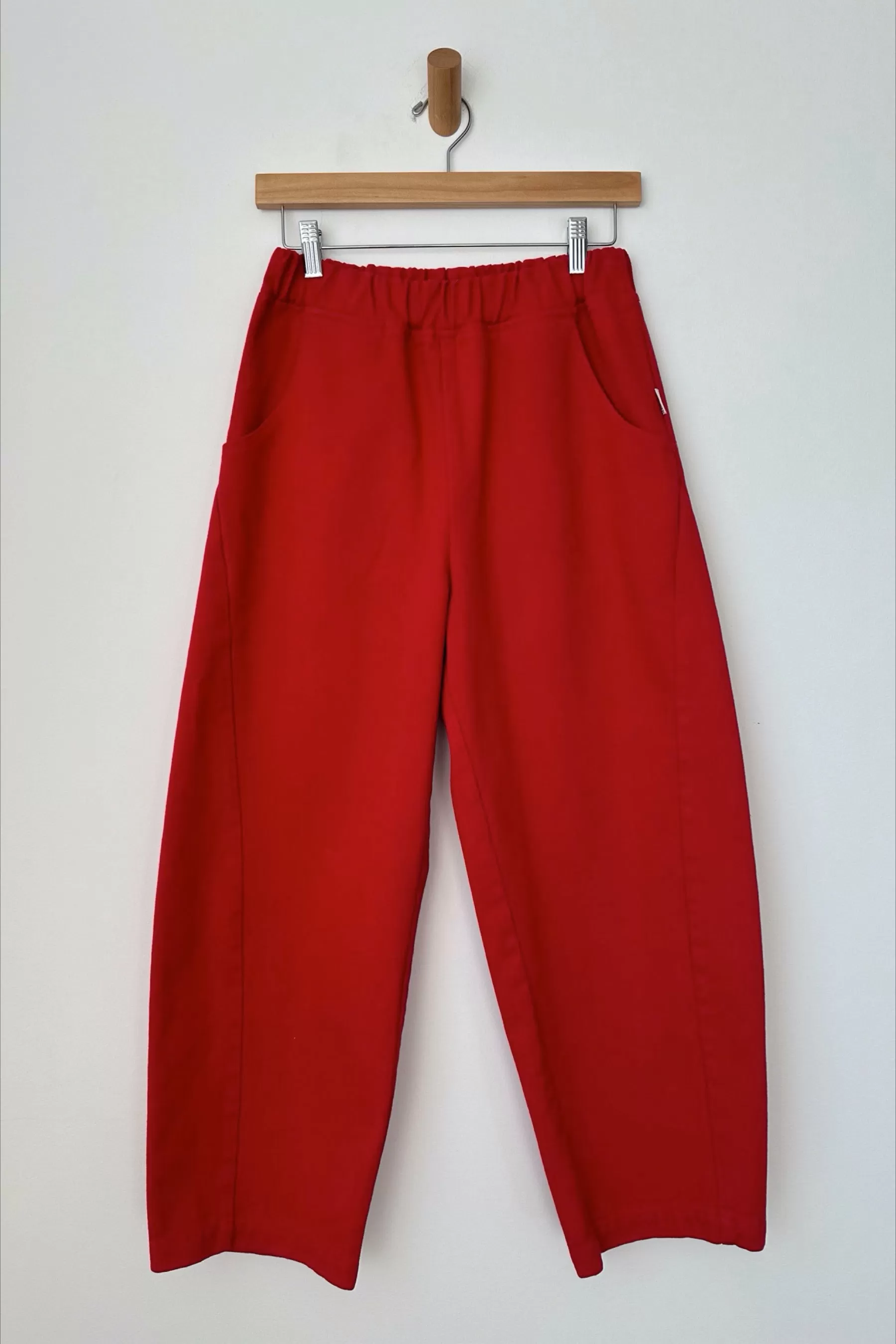 Crayon Red Canvas Arc Pant