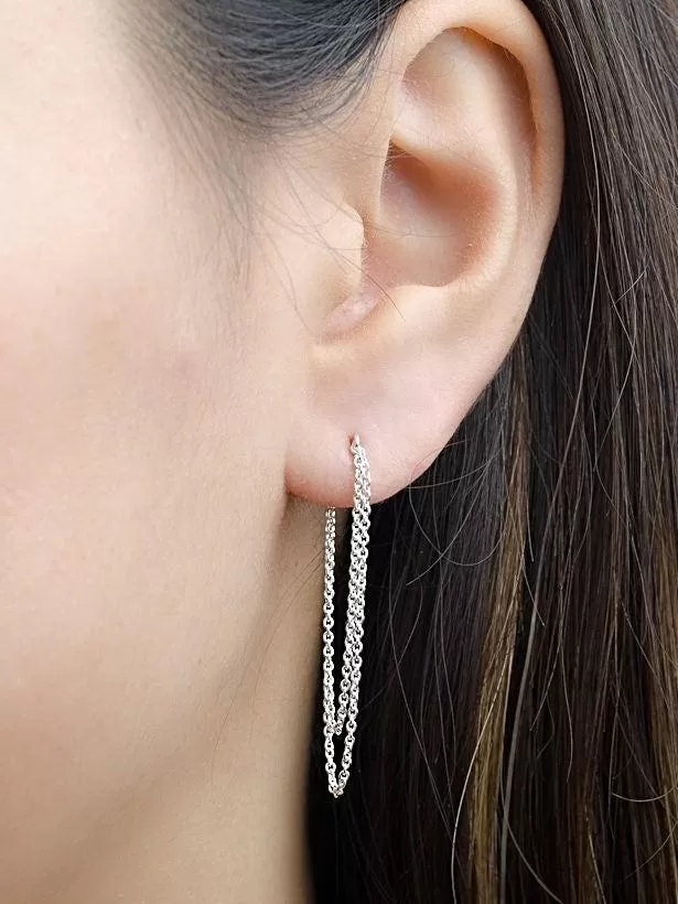 Dakota Dangle Stud Earrings