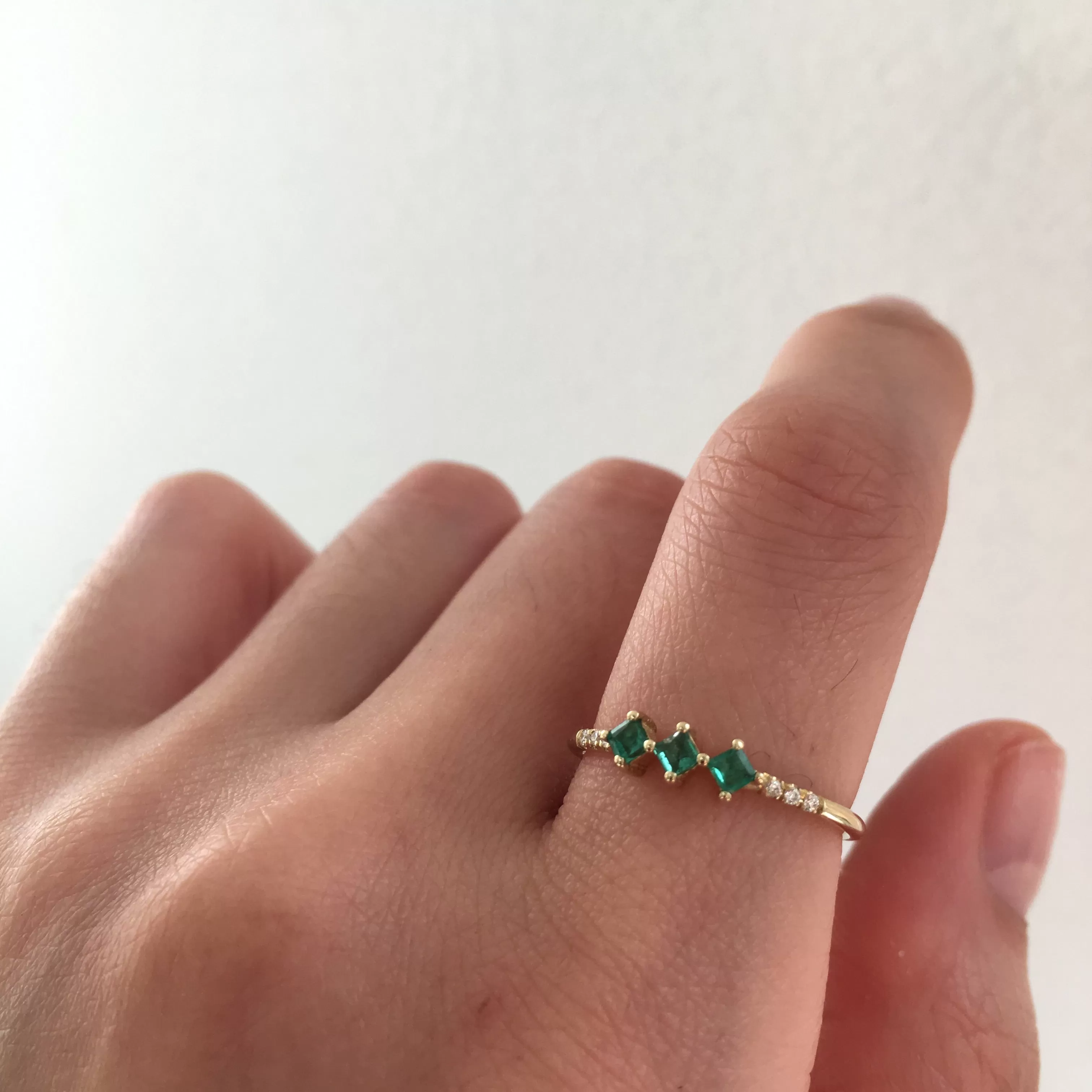 Emerald Harmony Ring