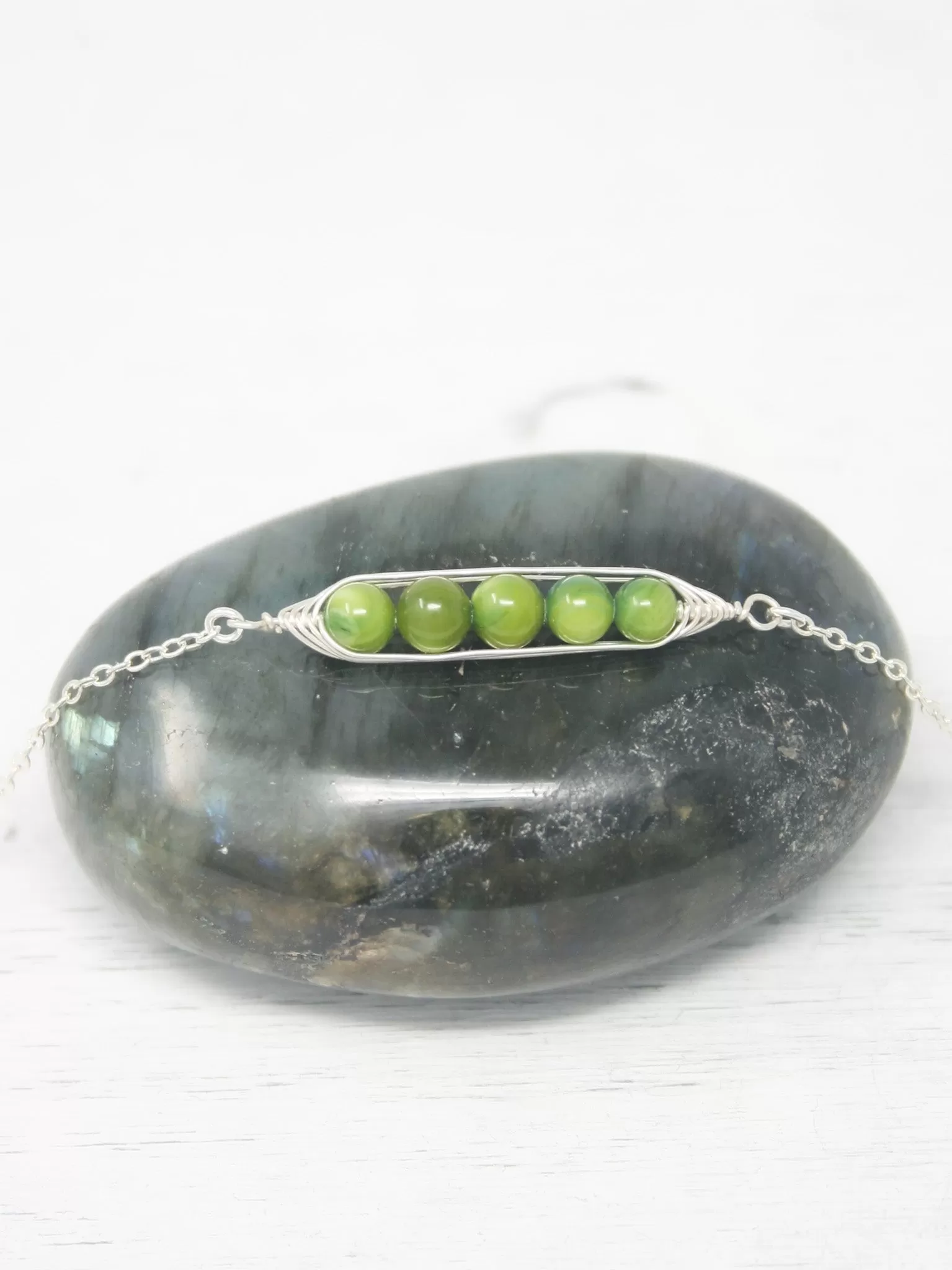 Five peas in a pod bracelet [made to order]