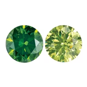 Flush Set Dark Green or Apple Green Diamond Accent Add-on