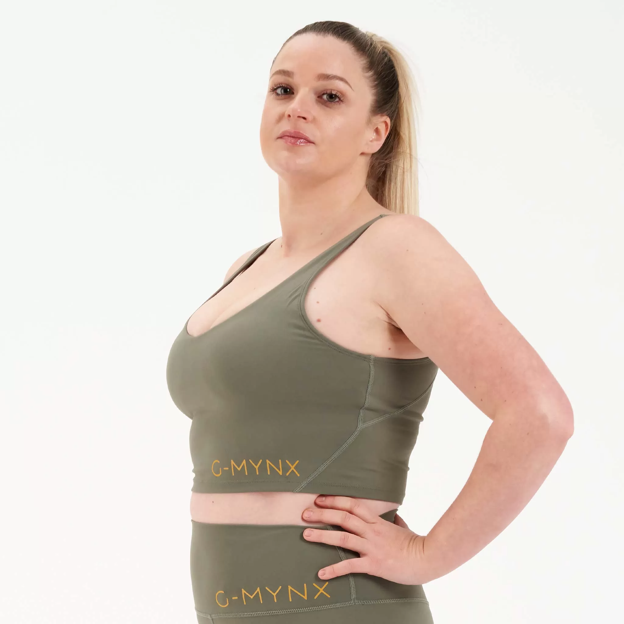 G-Mynx Signature Bra Tops (Kalm Khaki)