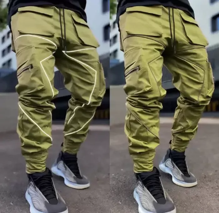 Get Ready to Shine: Reflective Cargo Pants