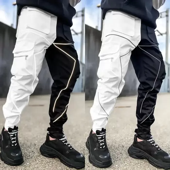 Get Ready to Shine: Reflective Cargo Pants