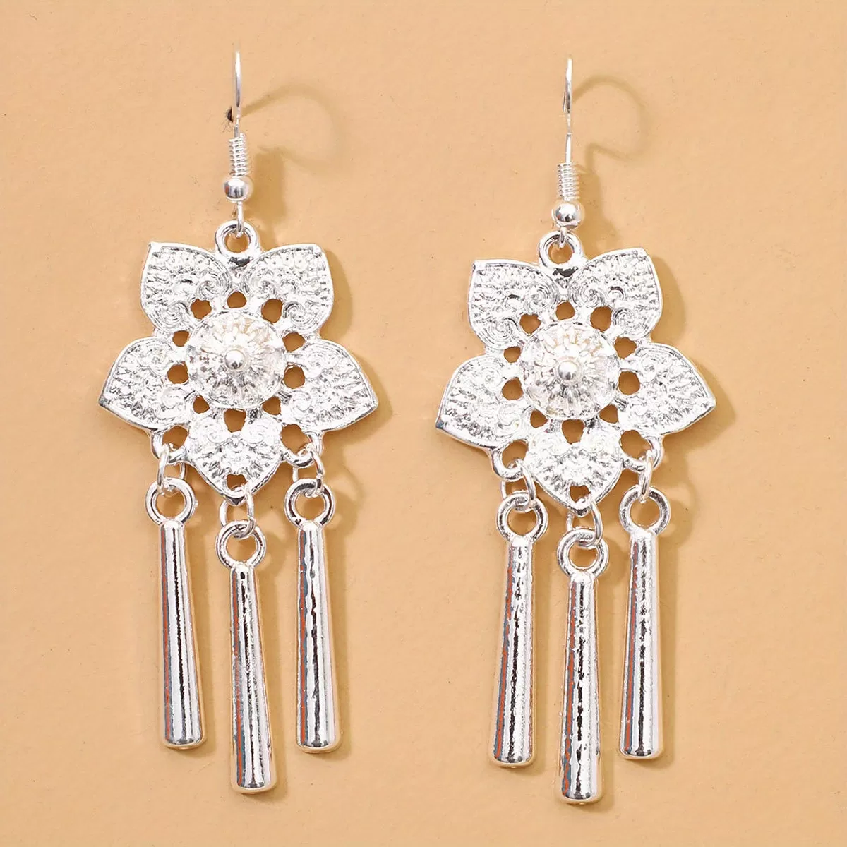 Gorgeous Bohemian Earrings - Zinc Alloy Silver Plated Jewelry - Perfect Gift for the Elegant Woman!