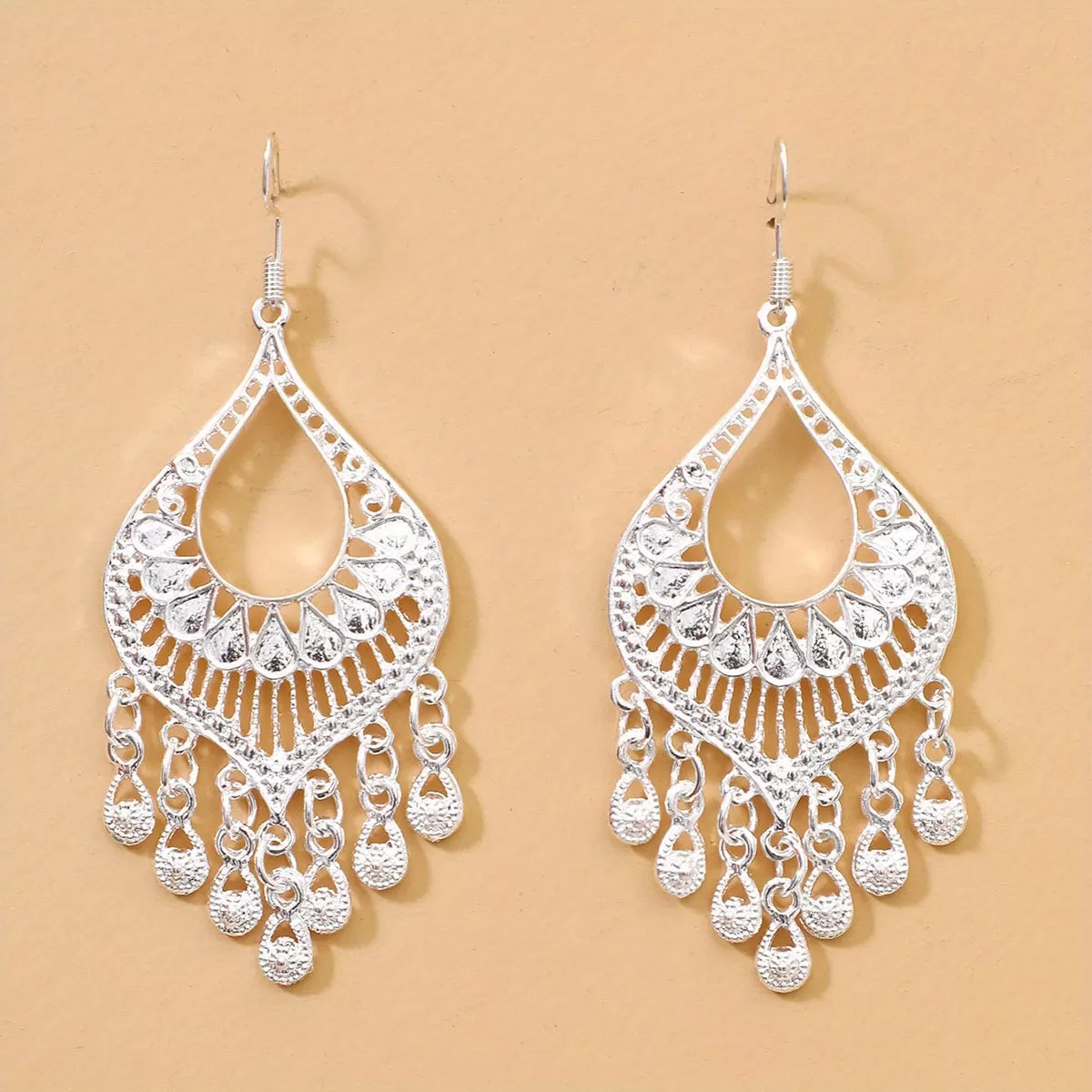 Gorgeous Bohemian Earrings - Zinc Alloy Silver Plated Jewelry - Perfect Gift for the Elegant Woman!