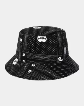 Graphic Bucket Hat | Black Heart Bandana Print