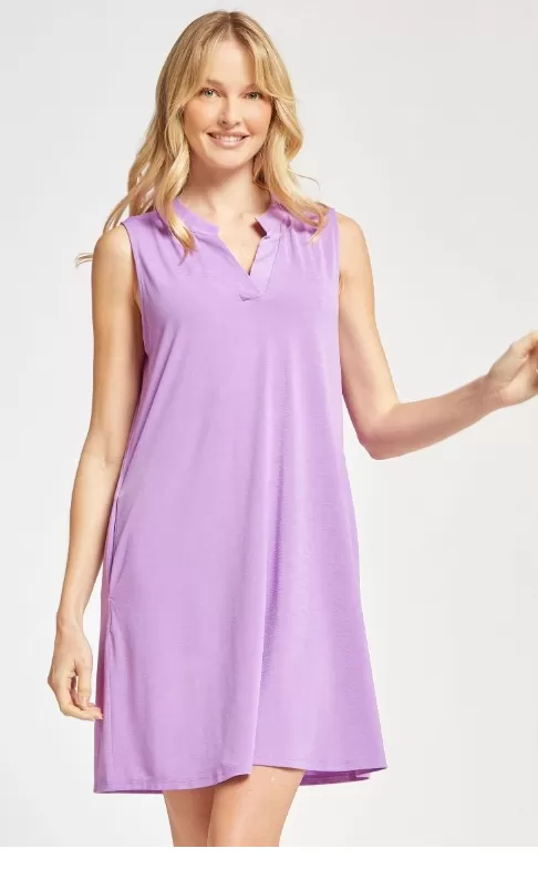 Greatest of Times Tank Dress - Lavender