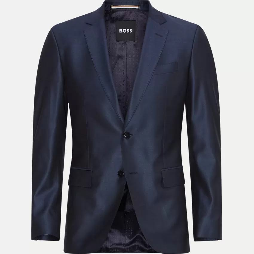 H-Huge Two Piece Slim Fit Dark Blue Suit 50514642