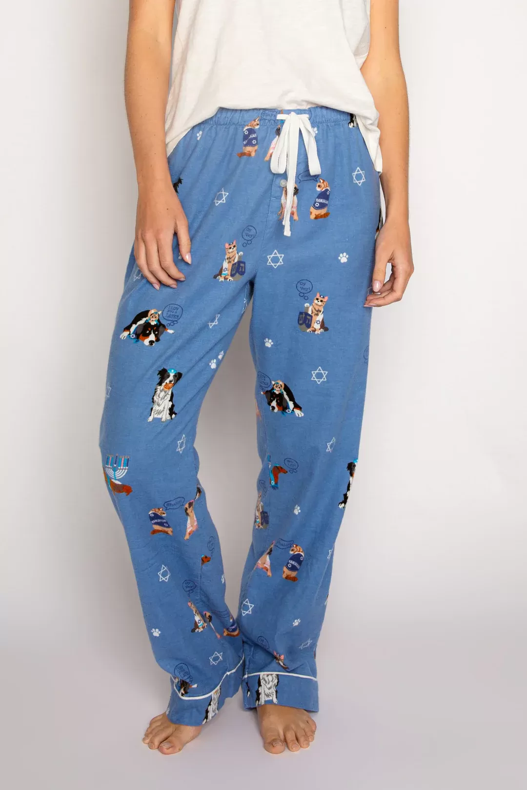 Hanukkah Flannel PJ Pants