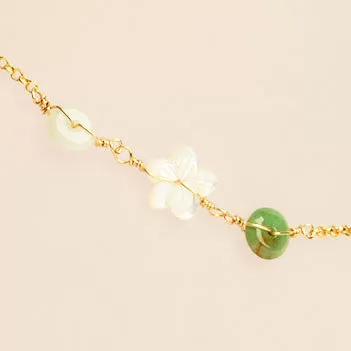 Happy Garden Jade Anklet